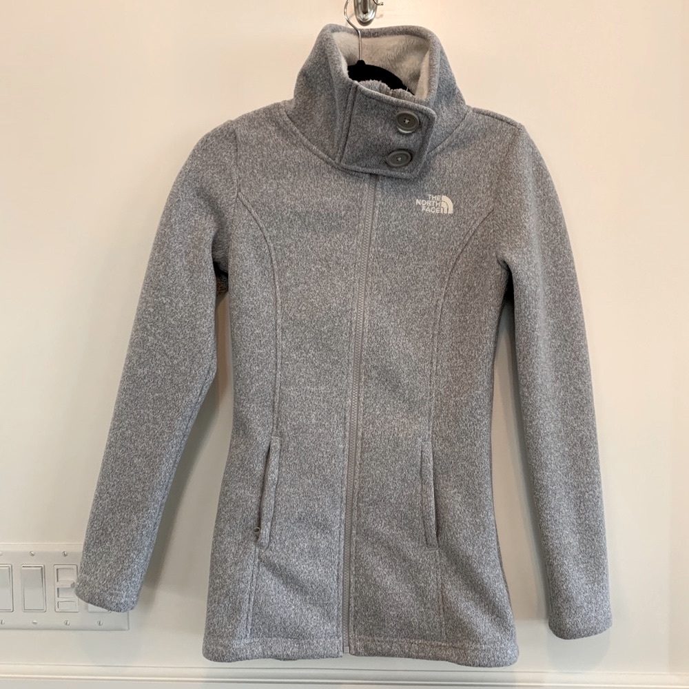 The North Face zippered fleece sweater jacket